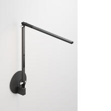  AR1100-WD-MBK-HWS - Z-Bar Solo mini Desk Lamp with hardwire wall mount (Warm Light; Metallic Black)